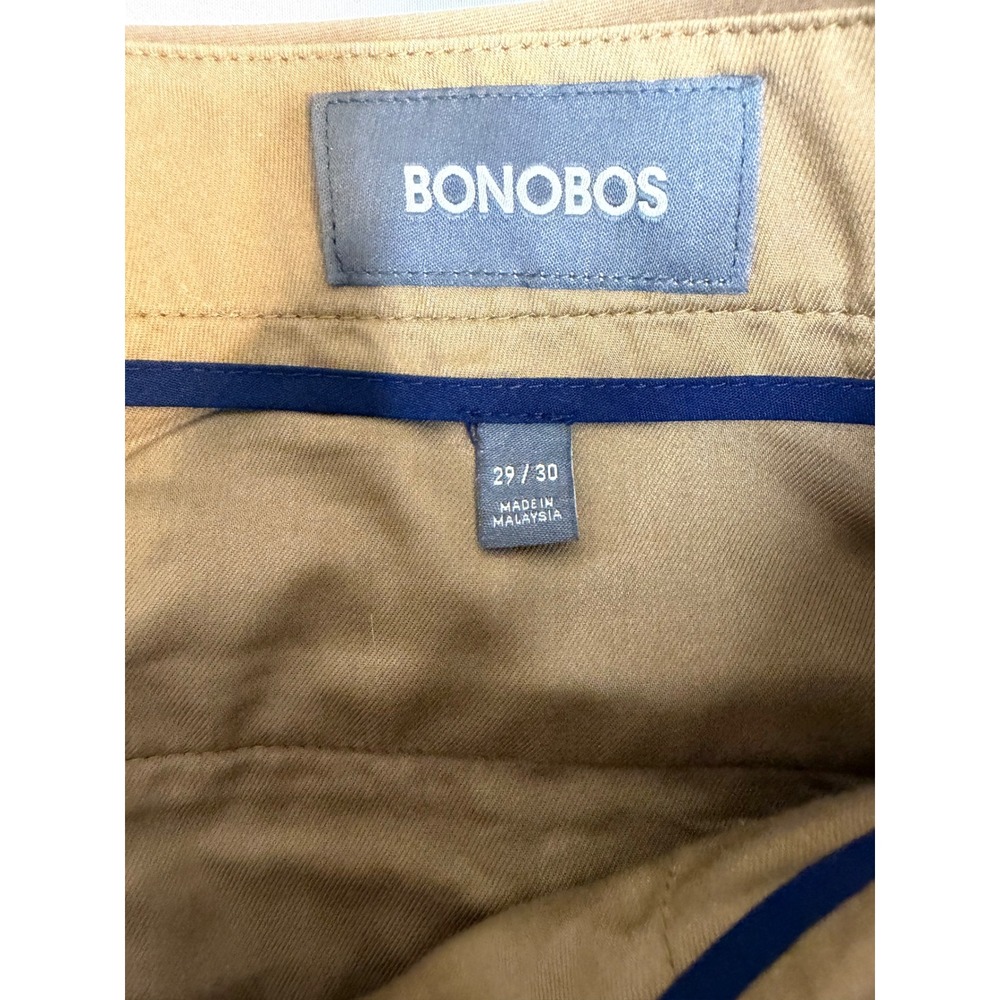 Bonobos Weekday Warrior Thursday Khaki Dress Pants Mens 29/30 Tan Cotton Chinos - Picture 6 of 10